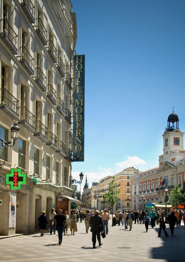Hotel Moderno Puerta Del Sol Madrid Buitenkant foto