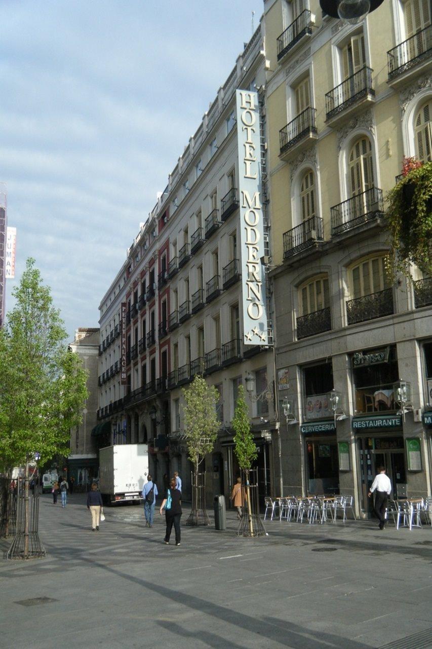 Hotel Moderno Puerta Del Sol Madrid Buitenkant foto
