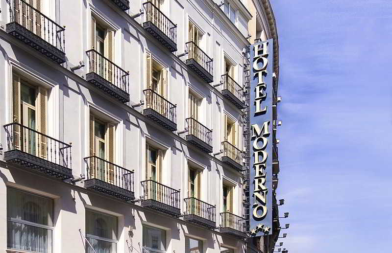 Hotel Moderno Puerta Del Sol Madrid Buitenkant foto